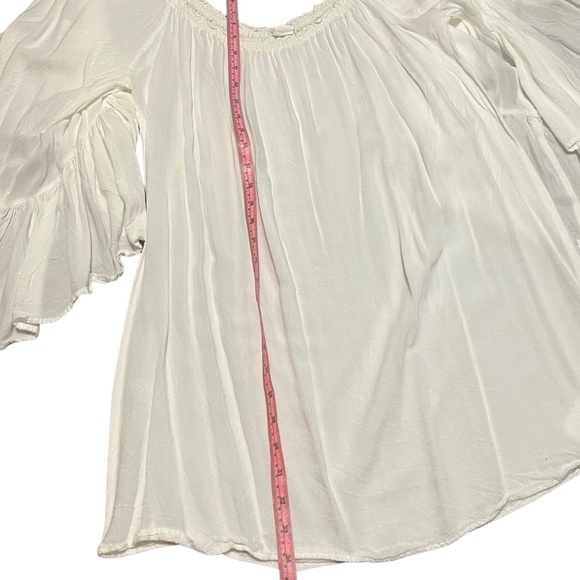 Venus Elan Ruffle Bell Sleeve Top / Mini Dress OSFM - Picture 8 of 10